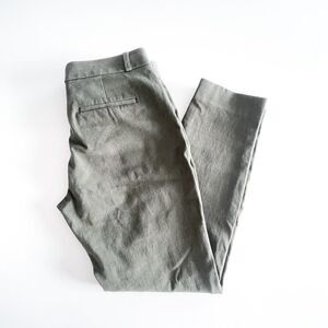 Banana Republic Women's Pants Sloan Curvy Fit Trousers Mallard Green Size 6